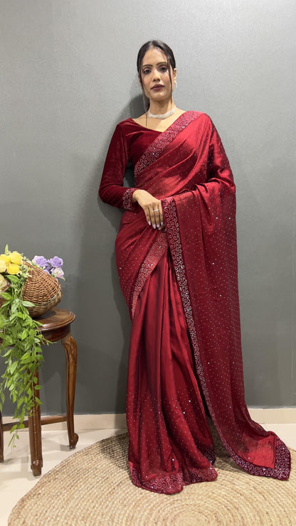 Rangoli silk ready to wear saree