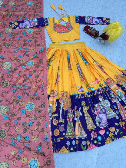 Kalamkari lehenga choli