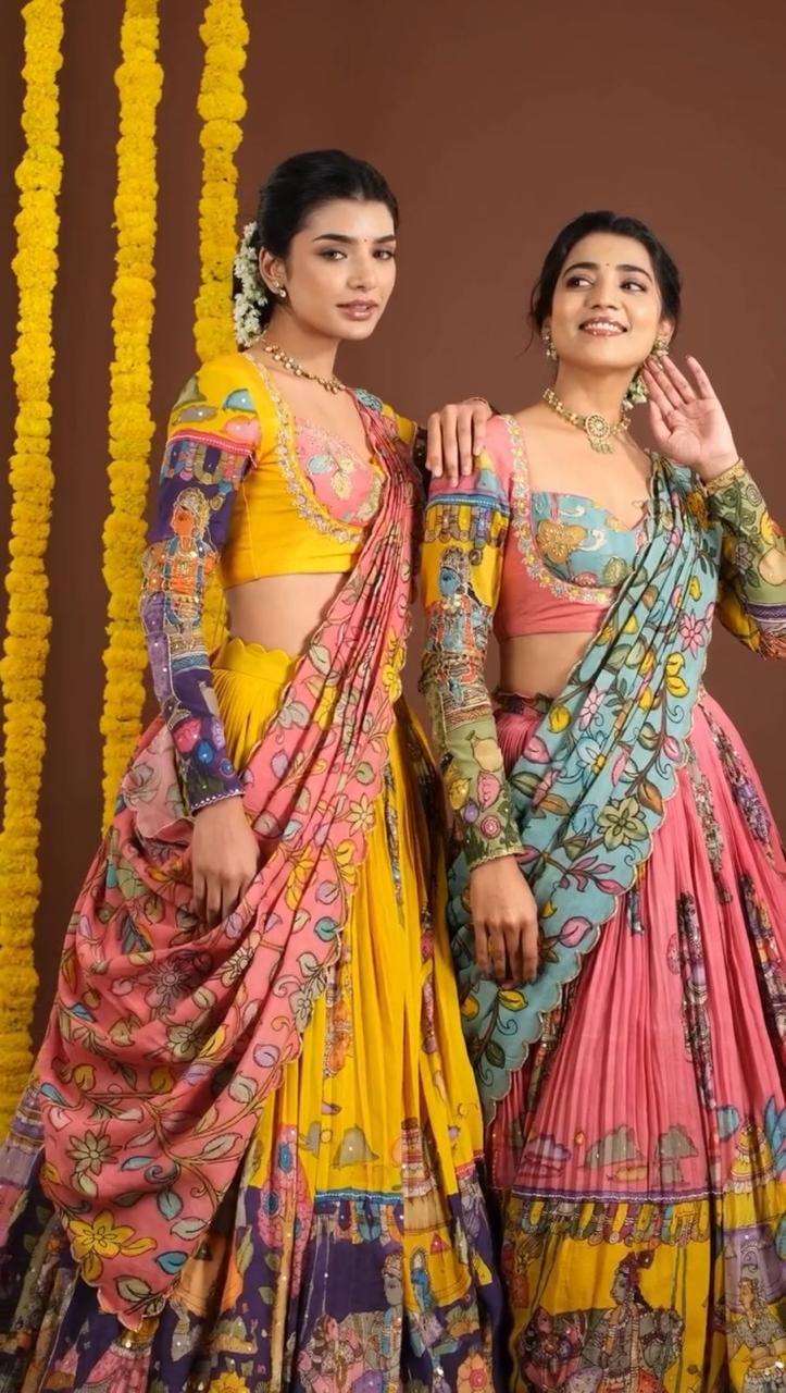 Kalamkari lehenga choli