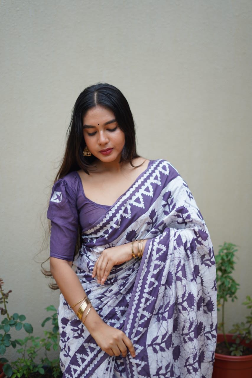 Soft pure chanderi cotton saree