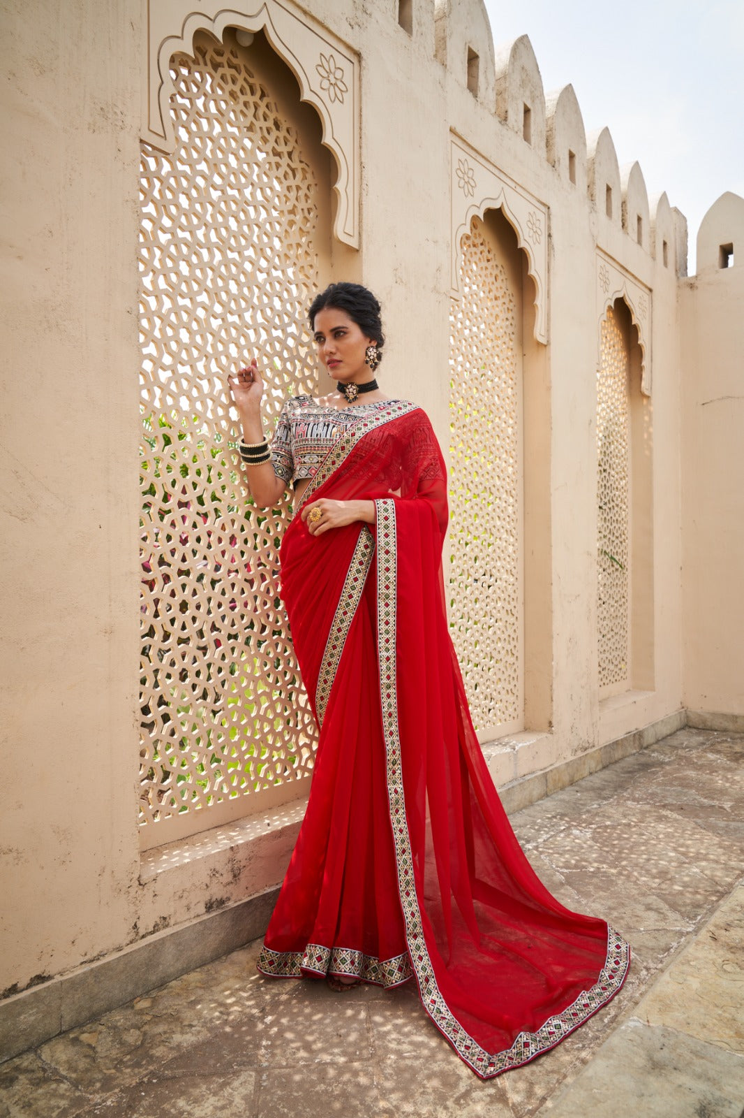 Georgette saree