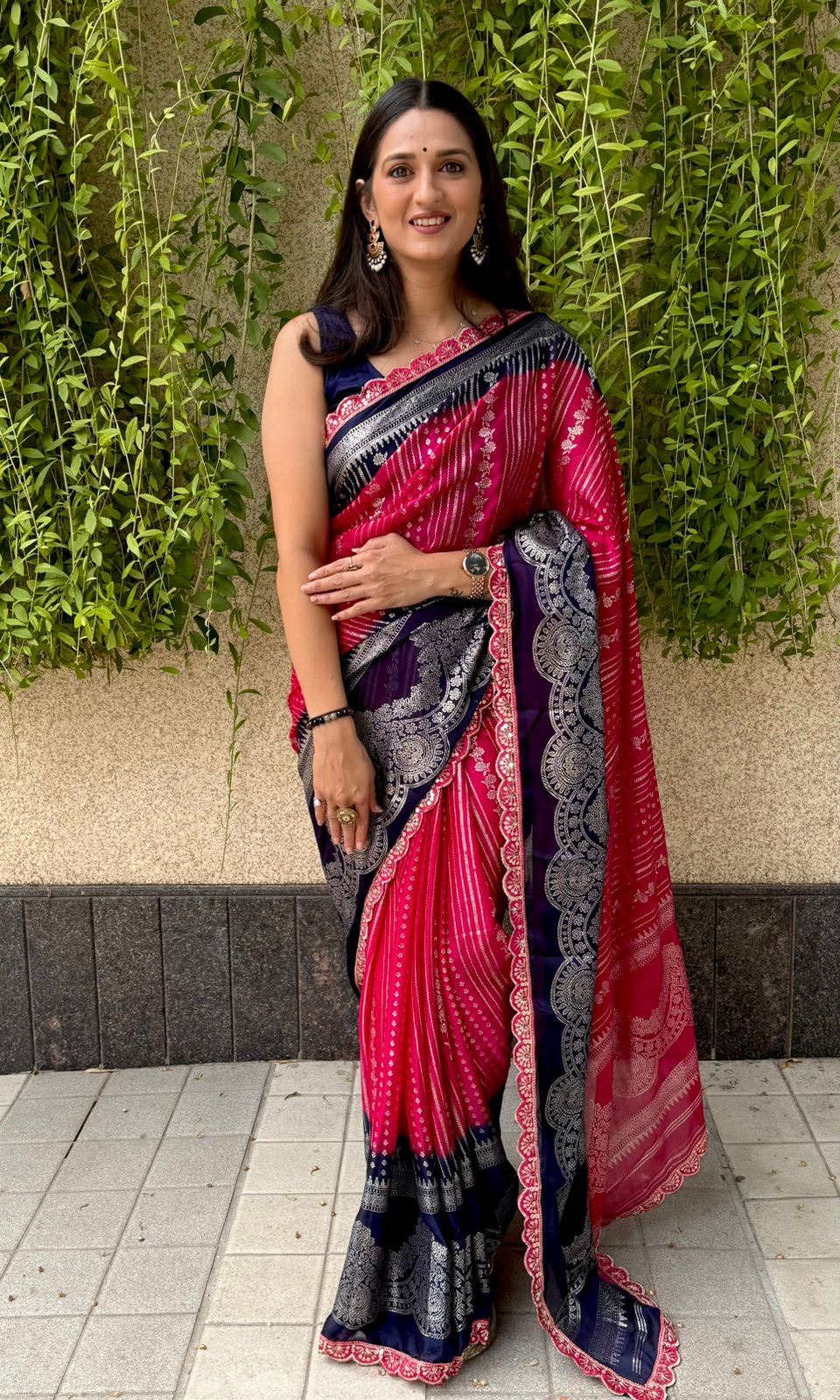 Heavy paithani silk saree