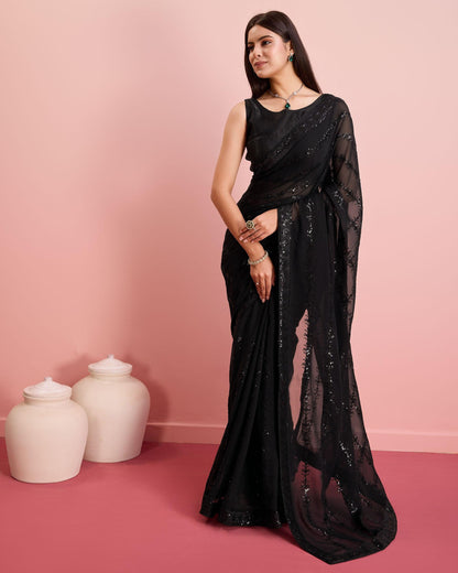 Soft georgette saree