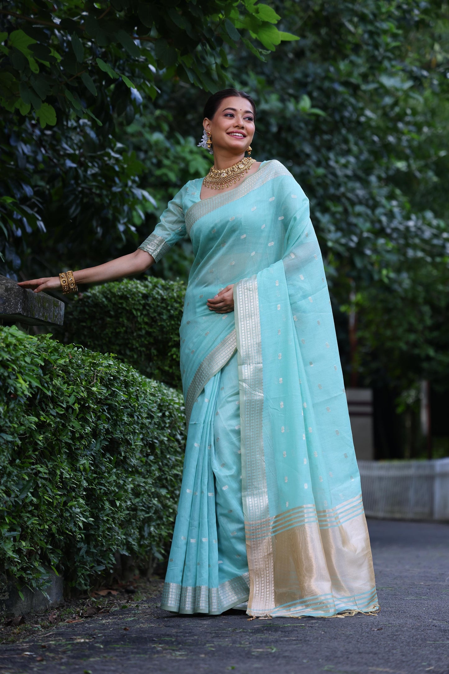 Tissue silk saree