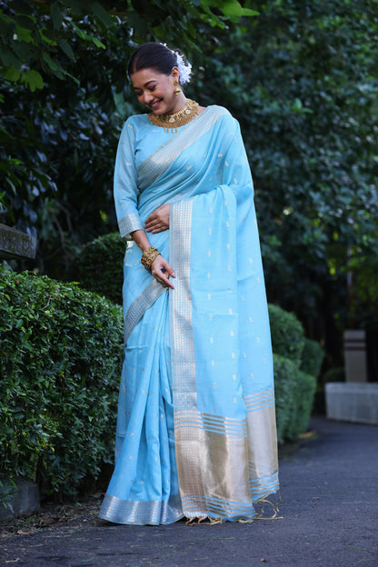 Tissue silk saree