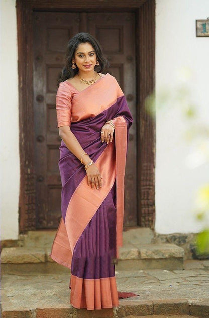 Soft lichi silk saree