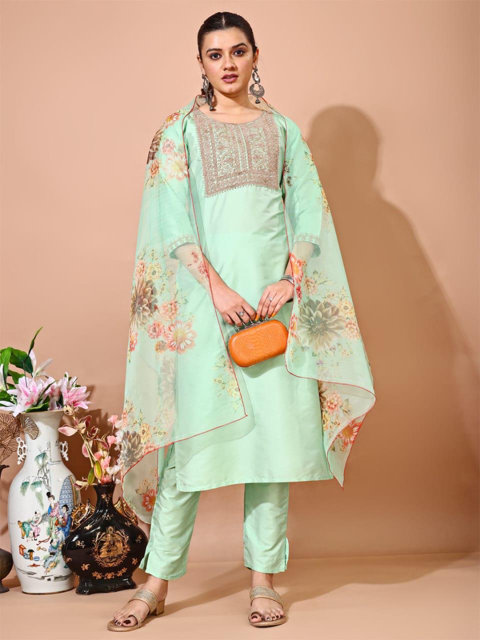 Taffeta silk kurti