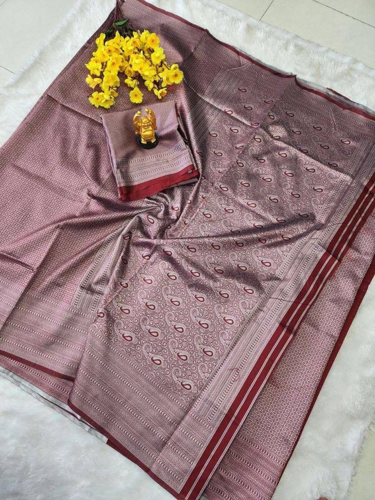 Kanchipuram Silk Saree, Banarasi Silk Saree, Soft Lichi Silk Saree