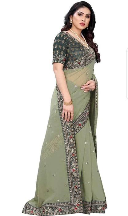 Georgette saree