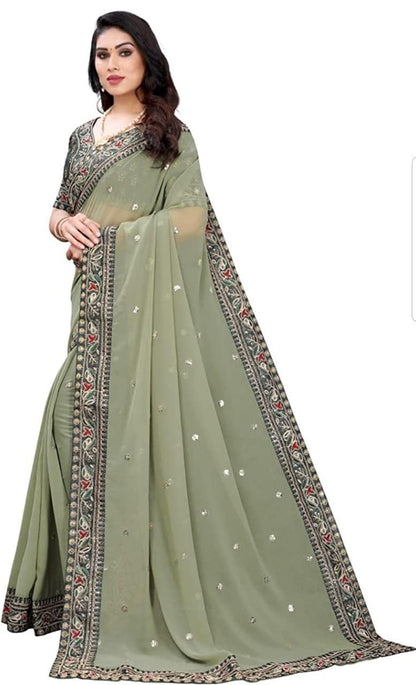 Georgette saree