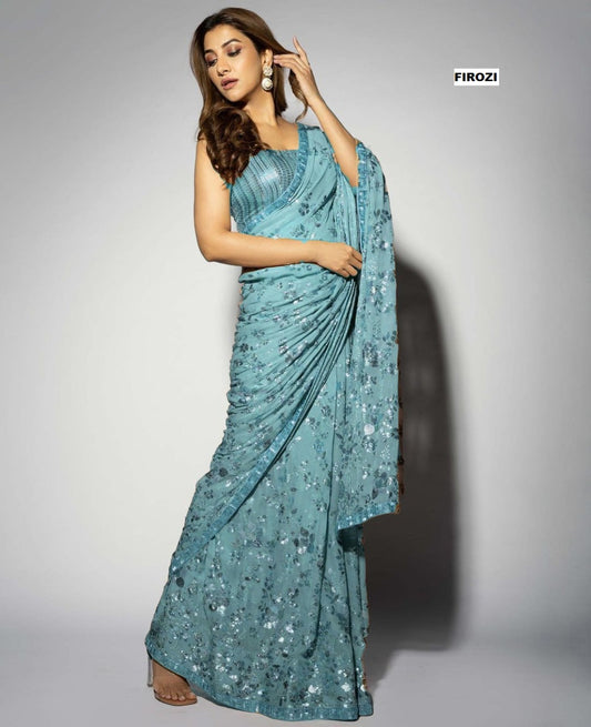 Georgette saree